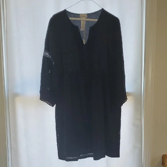Tommy Bahama Black Midi Dress - Picture 4 of 7